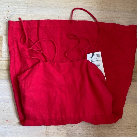 NEW Zara linen and cotton dress - Picture 6 of 8